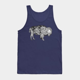 Wild Bison Silhouette Tank Top